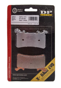 DP Brakes motorcycle brake pads in packaging - RDP712