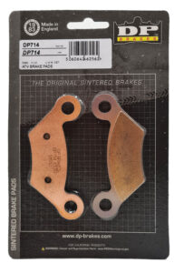 DP Brakes motorcycle brake pads in packaging - DP714