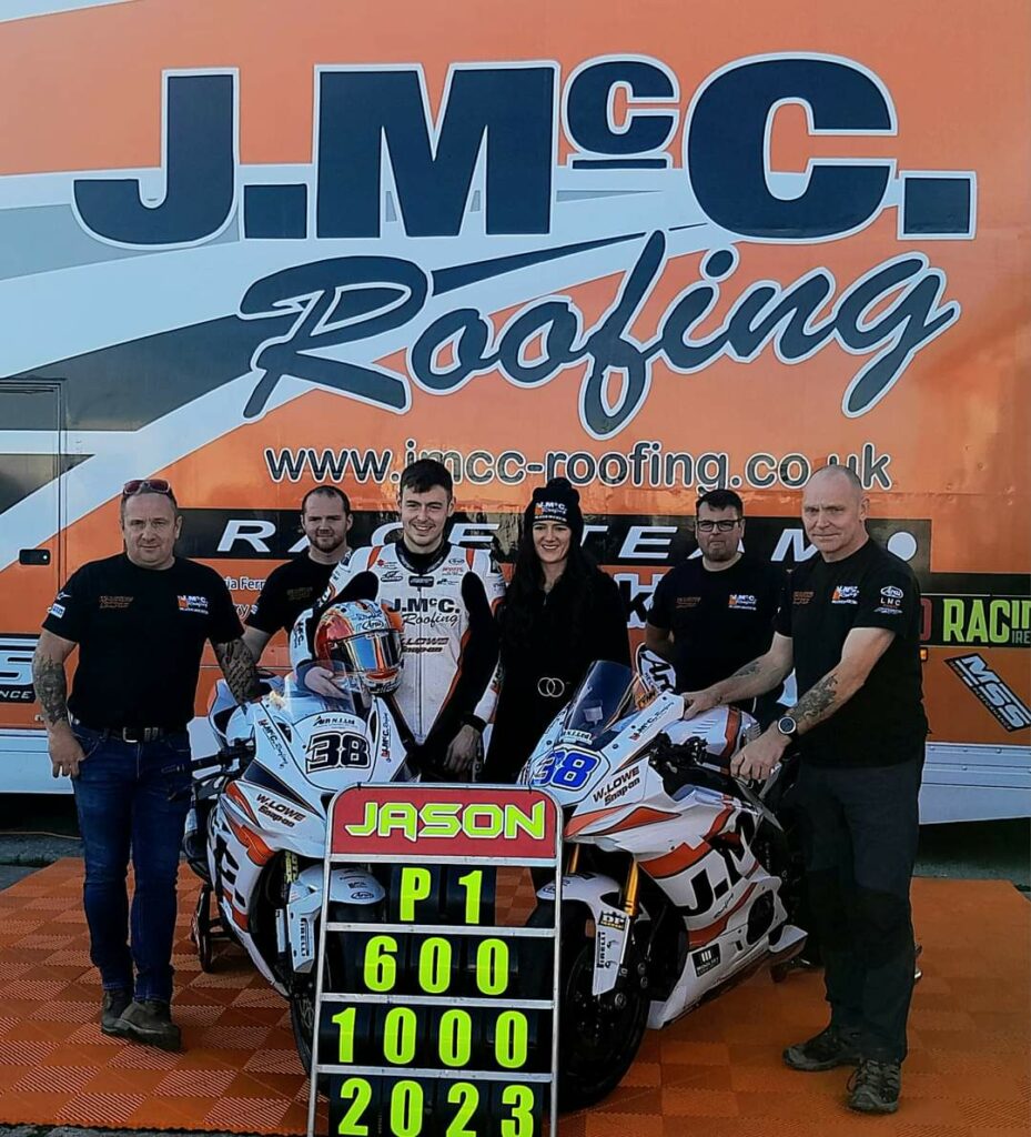 JMC Racing Team with rider Jason Lynn winning the 2023 Superbike and Supersport Championships.